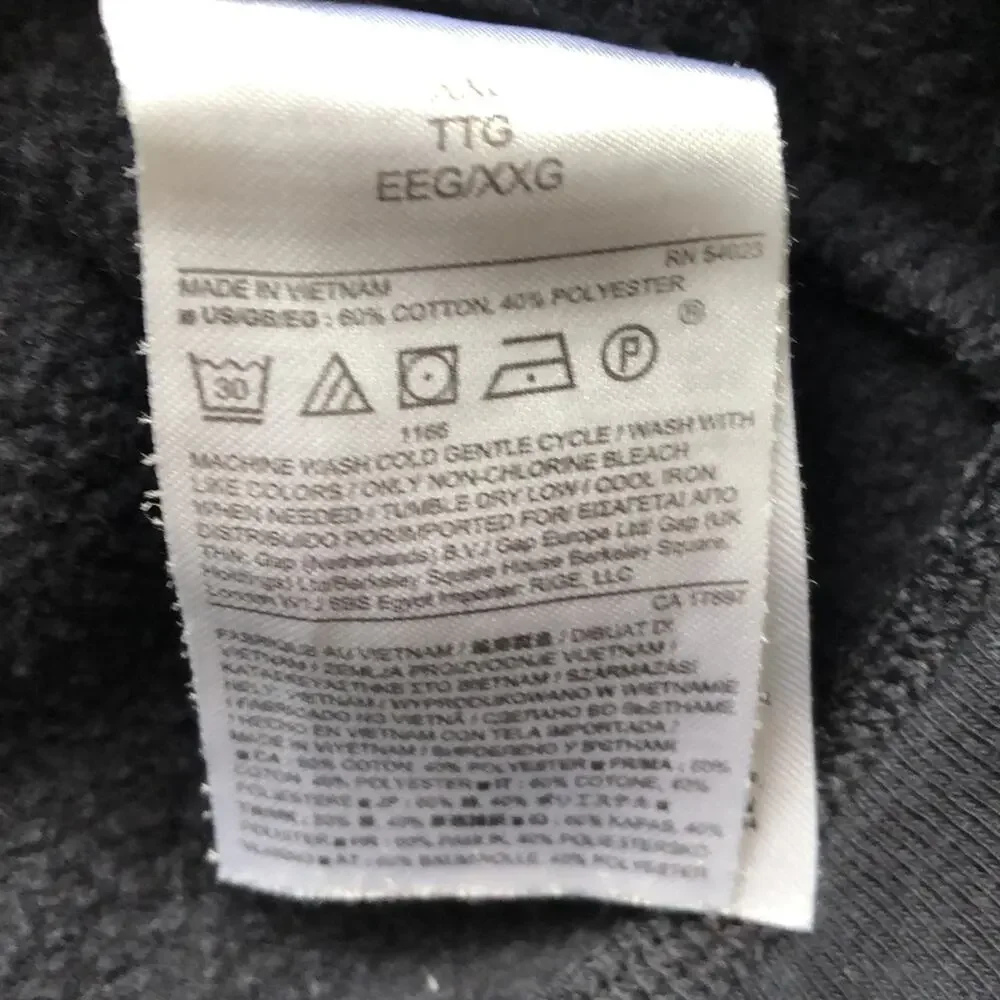 Banana Republic Men’s Color-block Crew Neck Sweatshirt Size XXL
